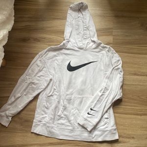 White Nike Hoodie. Womens L